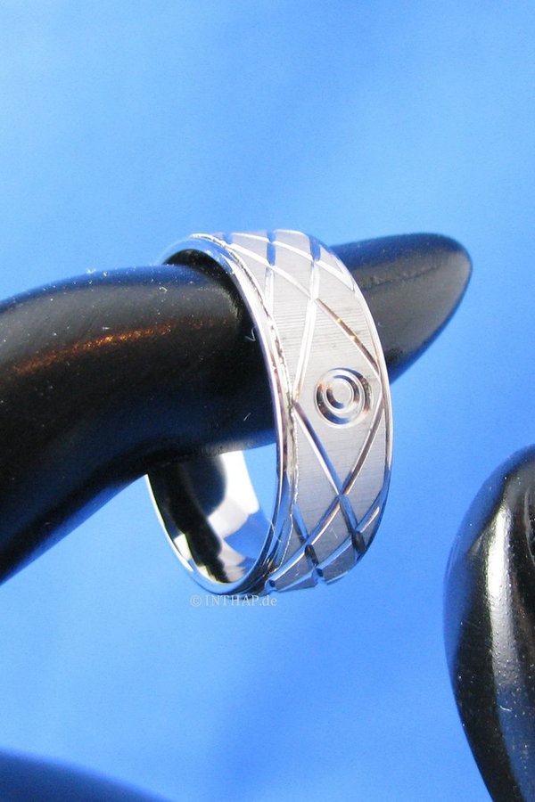 Edelstahlring - Damenring Herrenring Ring aus Edelstahl