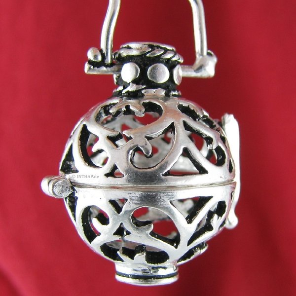 Feenkugel Mini |MvoO - Klangkugel Anhänger Medaillon Amulett