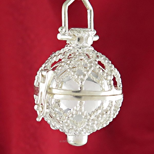 Perlen Engelsglöckchen - 925 Silber Schutzengel - silber |S17P3