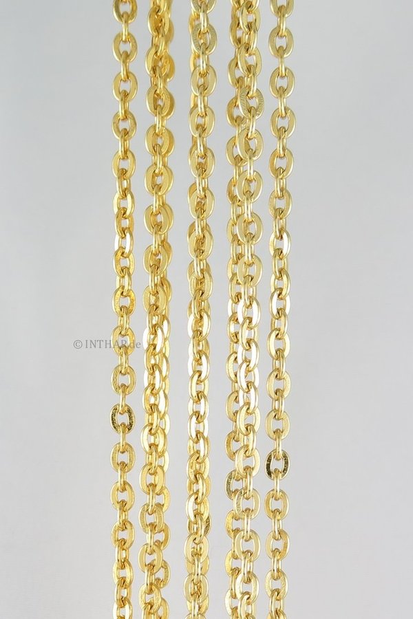 Goldkette - gold - Halskette Kette Ankerkette Damenkette Herrenkette