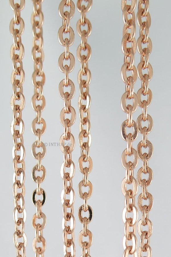 Goldkette - rotgold - Halskette Ankerkette Damenkette Herrenkette