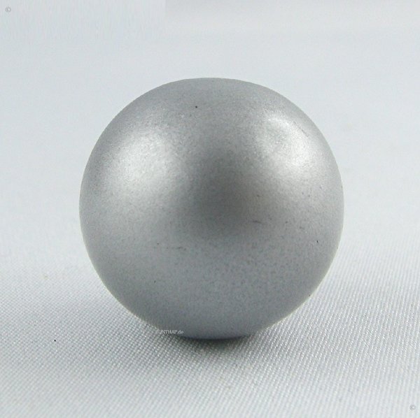 Klangkugel grau Kugel 12 mm - klein z.B. für Klangkugel-Ohrringe