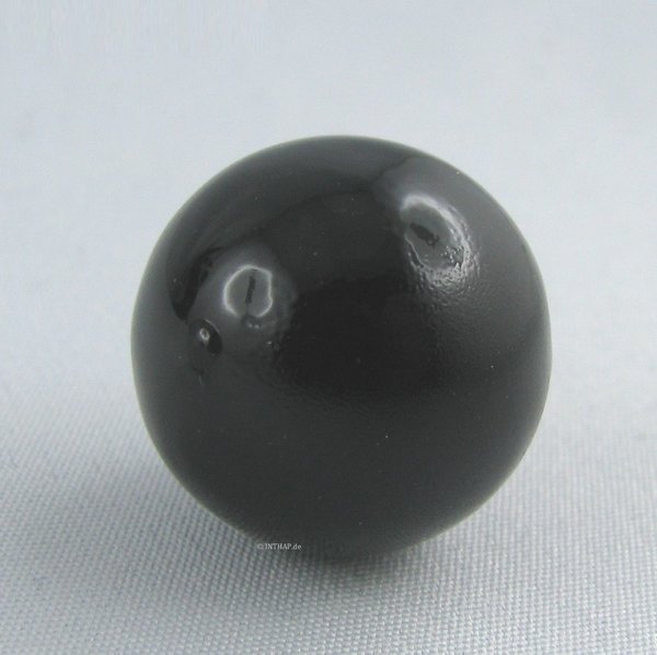 Klangkugel schwarz Kugel 12 mm - klein z.B. für Klangkugel-Ohrringe