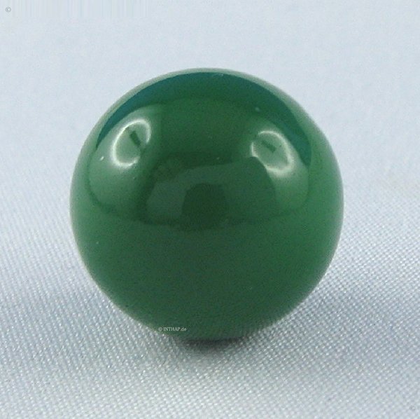 Klangkugel grün dunkelgrün Kugel 14 mm - klein für Engelsglöckchen