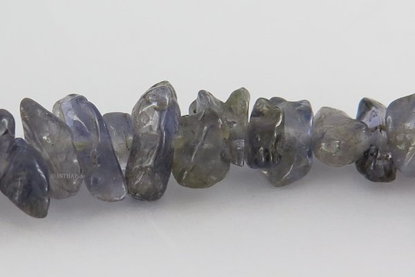 Halskette Iolith - Damenkette Collier blau grau Kette |StK01-12