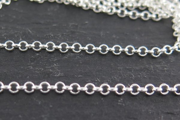 Ankerkette lang - Halskette Silberkette Kette Damenkette